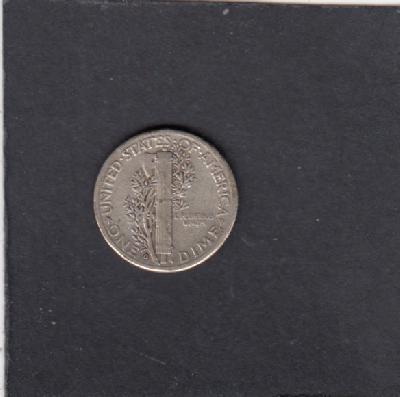 Beschrijving: 1 Dime MERCURY